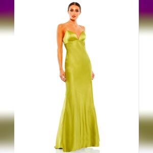 Leena for Mac Duggal 26579 Spaghetti Straps Slip Dress